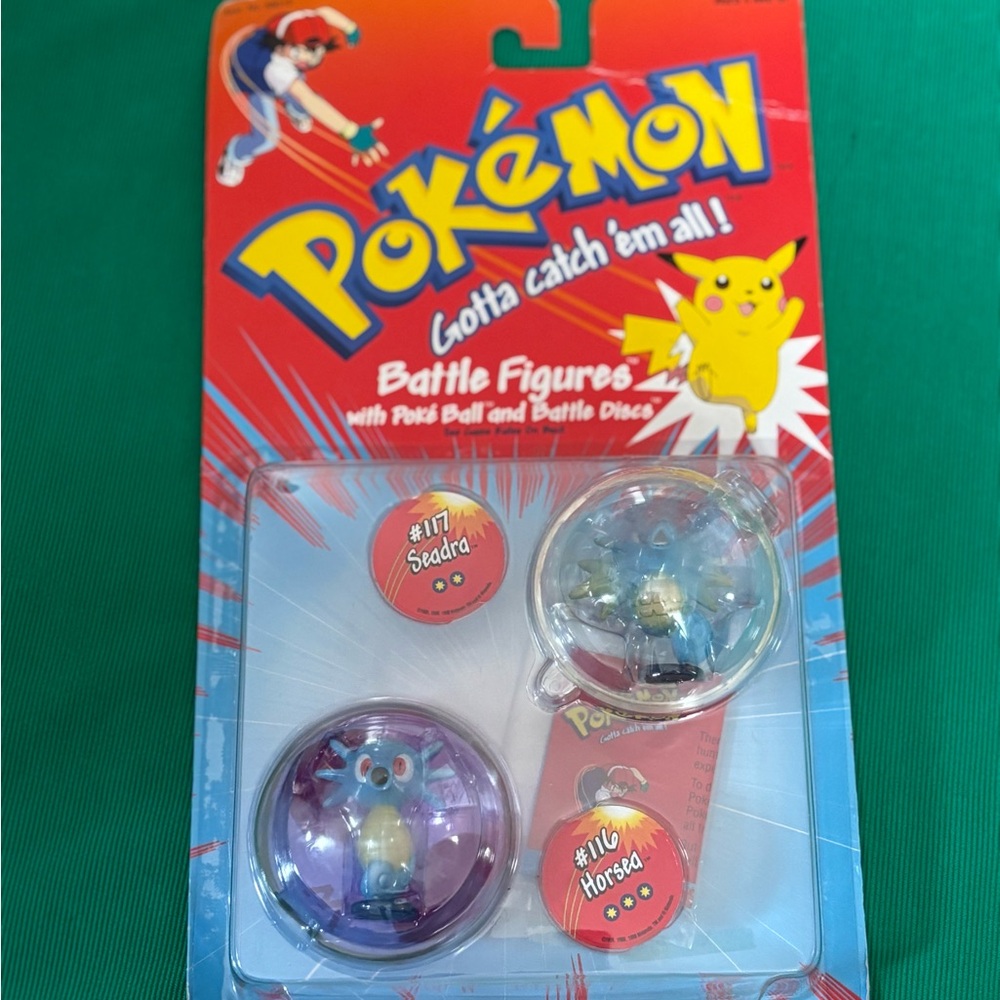 1999 Pokemon Battle Figures #116 Horsea #117 Seadra
W poke ball and battle - Picture 1 of 4